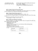 Đề thi HSG vòng trường Tin học 10