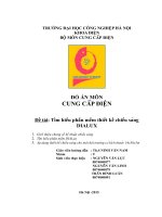 Đồ án Cung cấp điện Tìm hiểu phần mềm thiết kế chiếu sáng DIALUX