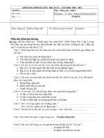ĐỀ KIỂM TRA TOÁN - TIẾNG VIỆT LỚP 4 GIỮA HKII