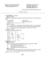 DE THI HKI HOA 8 (10-11)