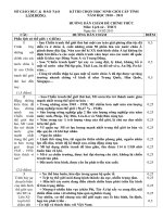 Đáp án HSG Sử 9 tỉnh năm 2010 - 2011