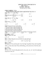 đề KTHKII - Môn toán 6