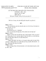 2 Đề+2HDC HSG môn Địa cấp huyện