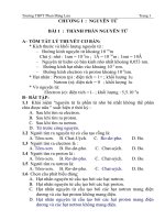 trac nghiem hoa 10 day du