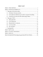 Nghiên cứu ảnh hưởng của quá trình xây dựng Website tới hiệu quả áp dụng kĩ thuật SEO tới các Website thông tin