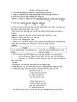 Đề Bồi dưỡng HSG có đáp án