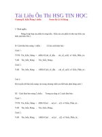 ĐỀ ÔN THI HỌC SINH GIỎI CẤP QUỐC GI