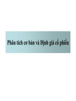 Phân tích cơ bản và định giá cổ phiếu