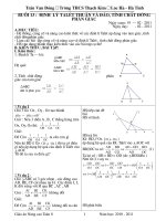 Nâng cao Toán 8(buổi 13 - 16) năm 2010 - 2011