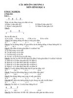 câu hỏi ôn chương I HH 6