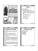 Chuyen de 5   Phân tích, định giá và quản lí danh mục đầu tư chứng khoán