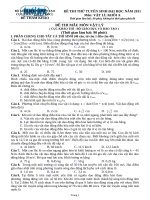 ĐỀ THI THỬ ĐẠI HỌC CAO ĐẲNG SỐ 01