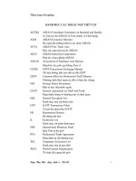 Ảnh hưởng của quá trình tự do hoá thương mại trong AFTA đến hoạt động thu hút đầu tư trực tiếp nước ngoài tại Việt Nam