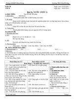 Tuần 28 + 29. Nước(t1,2)