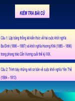 Bài 22: Xã hội Việt Nam trong cuộc khai thác lần thứ nhất của thực dân Pháp