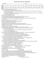 Kiẻm tra 1 tiết sinh 12