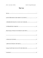 Tình hình sản xuất và tiêu thụ sữa của nước ta giai đoạn 2010   2015