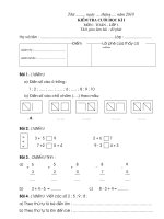 Kiểm tra cuói HK I - Toán 1 (90)
