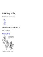 CAC NUT THAC DAY DUNG TRONG CAM TRAI