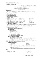 ke hoach to chuc bóng đa mini