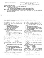 de thi hoc ki 2 mon li