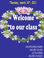 môn nói lớp 12 unit 8