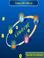 TUYỆT VỜI Ô CHỮ