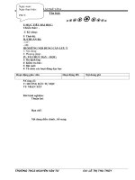 Mẫu giáo án ngữ văn