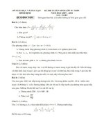 Đề thi tuyển sinh vào lớp 10 tỉnh Bình Định năm 2009 - 2010