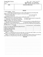 Tiết 26-KIỂM TRA VIẾT GDCD 8(kì 2)