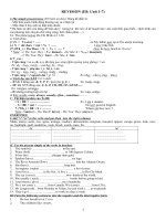 LÝ THUYẾT VÀ BÀI TẬP TỪ U1-U8