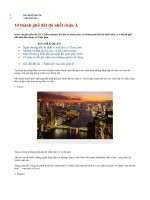 CAC THANH PHO LON O CHAU A