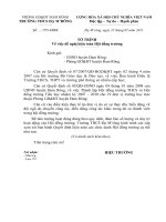 TT kiện toàn hội đồng trường