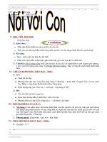 BAI  THƠ  NOI VOI CON