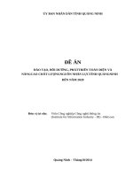 ĐÀO TẠO, BỒI DƯỠNG, PHÁTTRIỂN TOÀN DIỆN VÀ NÂNG CAO CHẤT LƯỢNG NGUỒN NHÂN LỰCTỈNH QUẢNGNINH