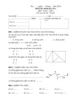 Kiểm tra Giữa HK II - Toán 2 (90)