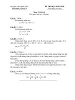 Thi HSG truong THPT Binh lieu lop 10