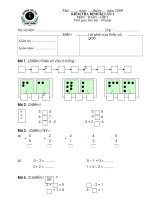 Kiểm tra Giữa HKI - Toán 1 (90)