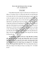 đồ án kỹ thuật cầu đường Một số giải pháp nhằm nâng cao hiệu quả sử dụng vốn lưu động tại Công ty xây dưng số 18 - Chi nhánh Hà nội