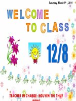 UNIT 12 - ENGLISH 12- SPEAKING