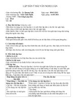 tiết 80,lập dàn ý bài văn nghị luận