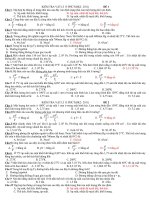 Kiểm tra 15'' vật lí 10-HK2 bài 1