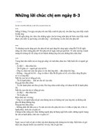 Những lời chúc chị em ngày 8---- 3