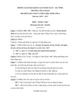 Đề thi giữa học kì II  TV +TOÁN