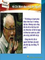 Tài liệu tập huấn học tập,làm theo gương Bác trong môn Ngữ văn