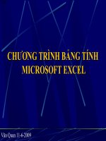 TẬP HUẤN TIN HỌC giáo trình Excel