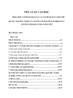 ĐẠO ĐỨC CỦA NGƯỜI LÀM BÁO, LÃNH ĐẠO CƠ QUAN BÁO CHÍ