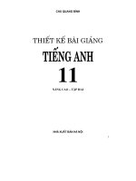 Thiết kế bài giảng Tiếng Anh 11 Nâng cao - Tập 2