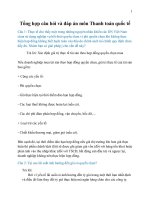 Tổng hợp câu hỏi và đáp án môn Thanh toán quốc tế