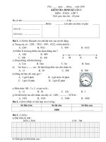 Kiểm tra Giữa HK II - Toán 3 (90)